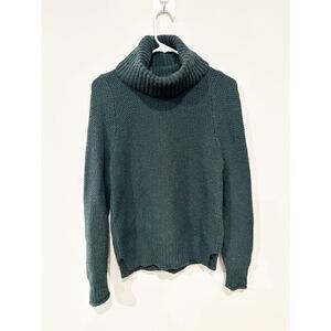 Madewell varick turtleneck sweater green